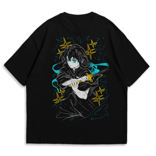 Nome do produto OVERSIZED (Minimalista) do Tokito Muichiro | Demon Slayer