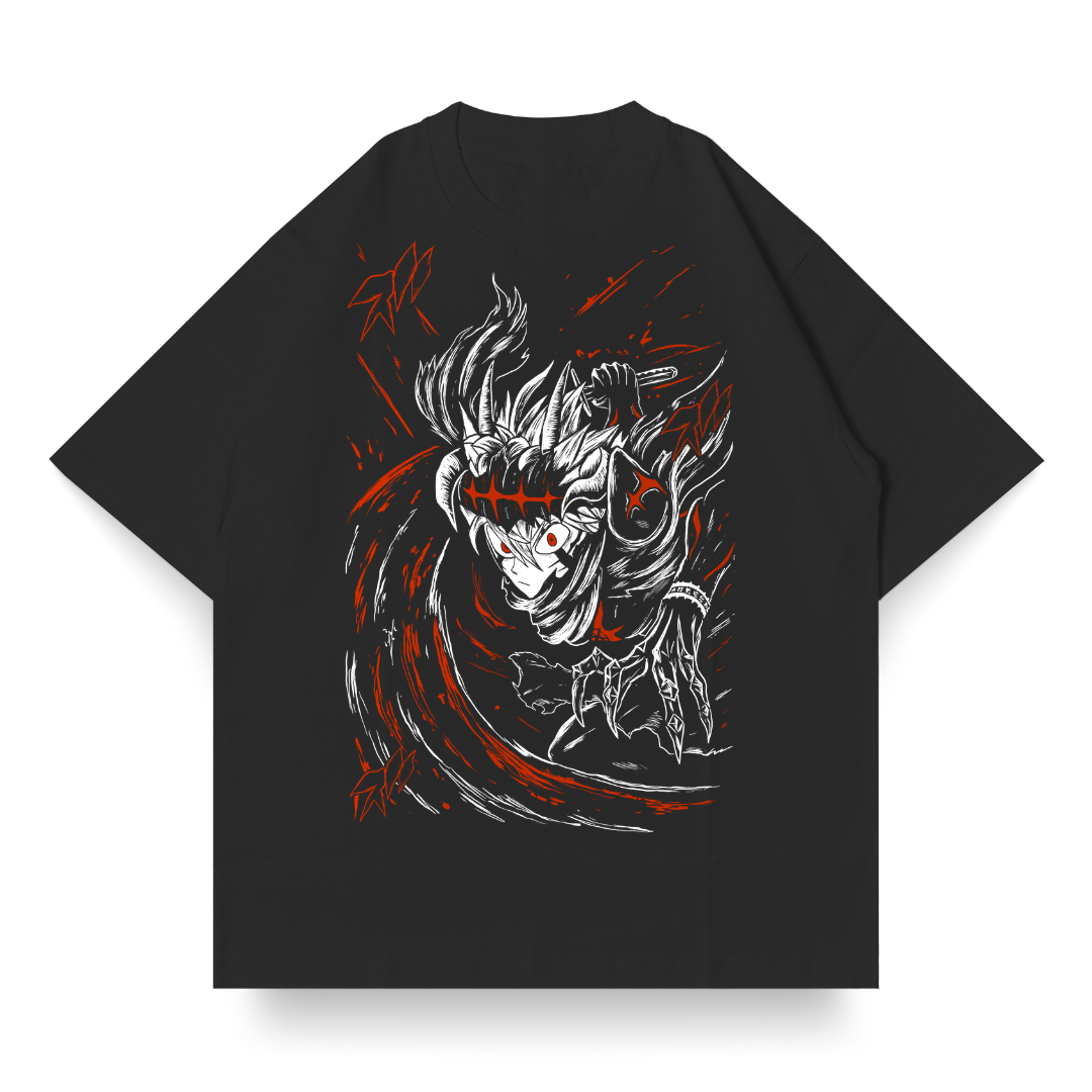 OVERSIZED SINGLE FRONT do Asta | Black Clover