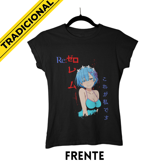 Camiseta da Rem – Re:Zero