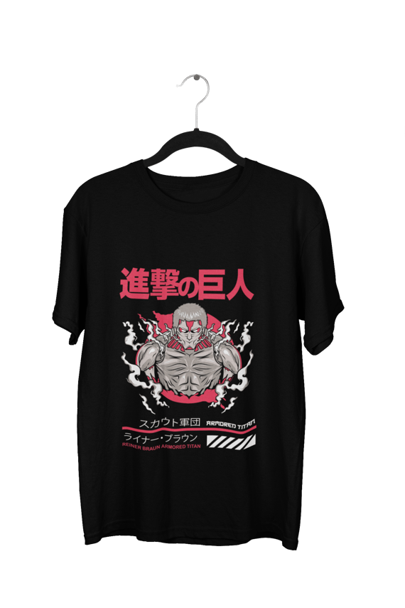 Camiseta Titã Encouraçado – Attack on Titan
