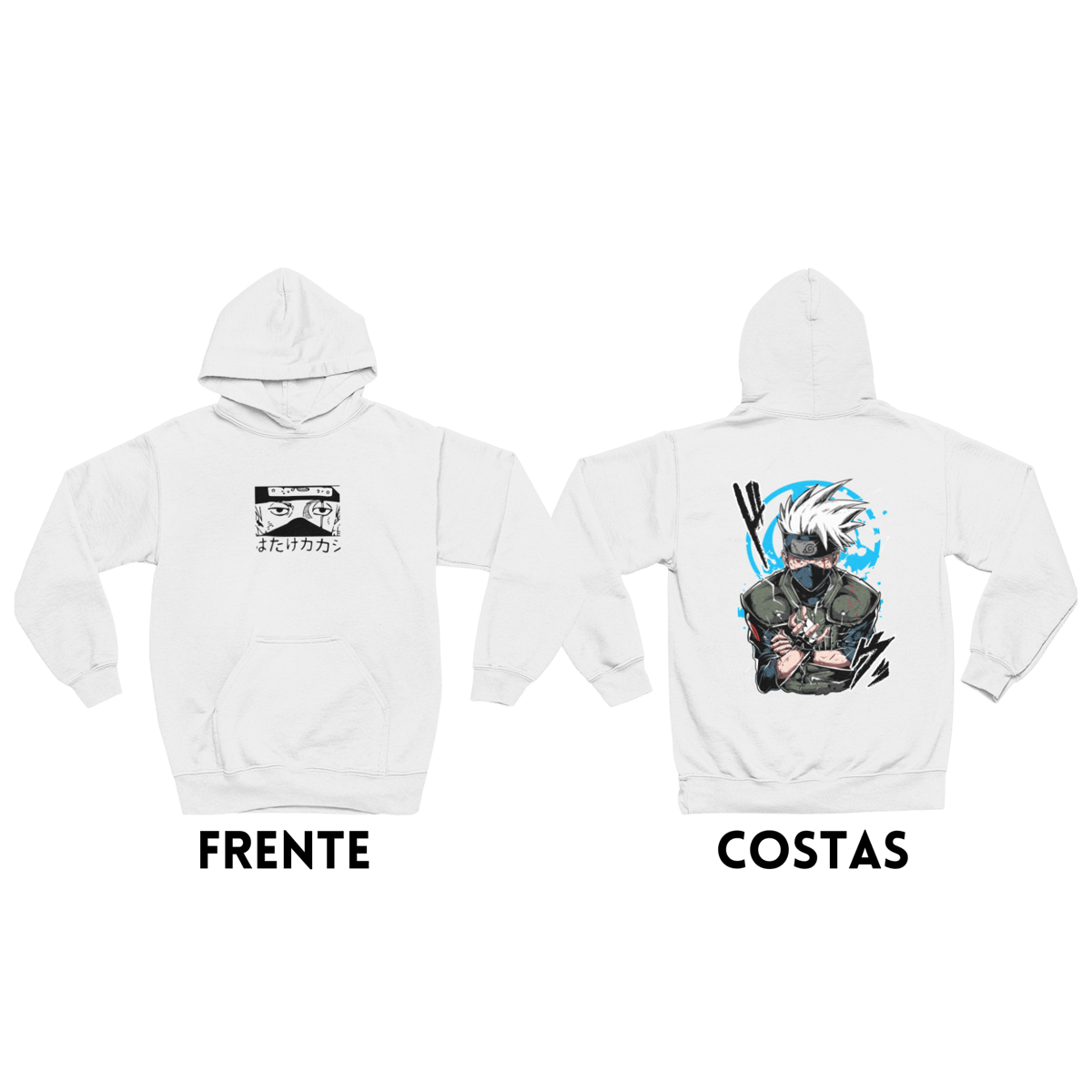 Nome do produto: Moletom Canguru do Kakashi - Naruto
