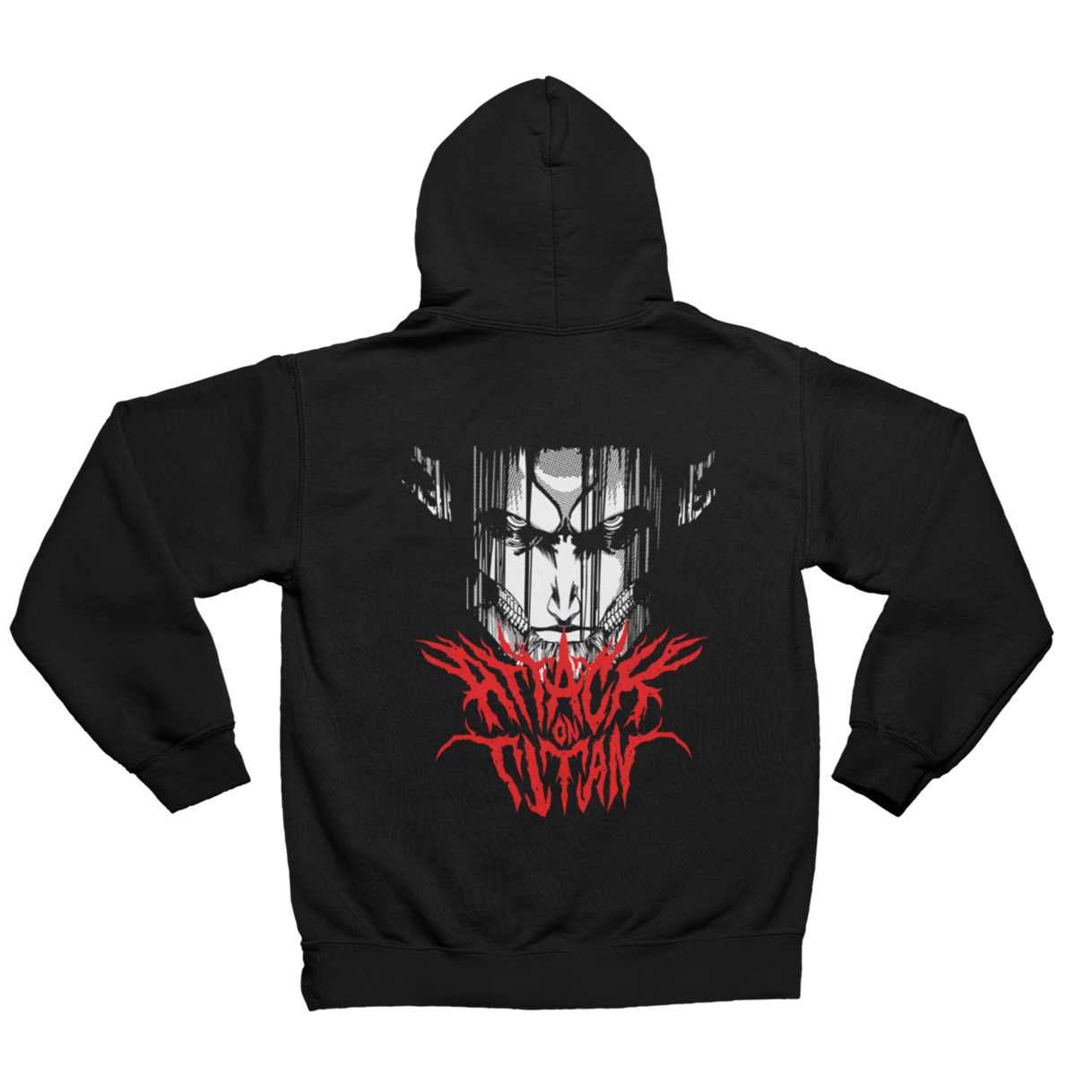 Nome do produto: Moletom do Eren Titã – Attack on Titan (com ziper)
