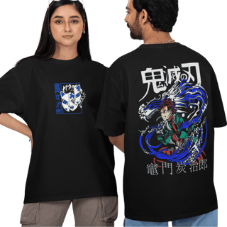 Nome do produto OVERSIZED do Tanjiro Kamado | Demon Slayer