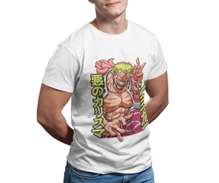 Nome do produto Camiseta do Doflamingo – One Piece