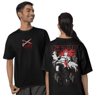 Nome do produto OVERSIZED da Riyo Reaper | Gachiakuta