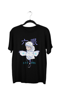 Nome do produto Camiseta Satoru Gojo Criança - Jujutsu Kaisen