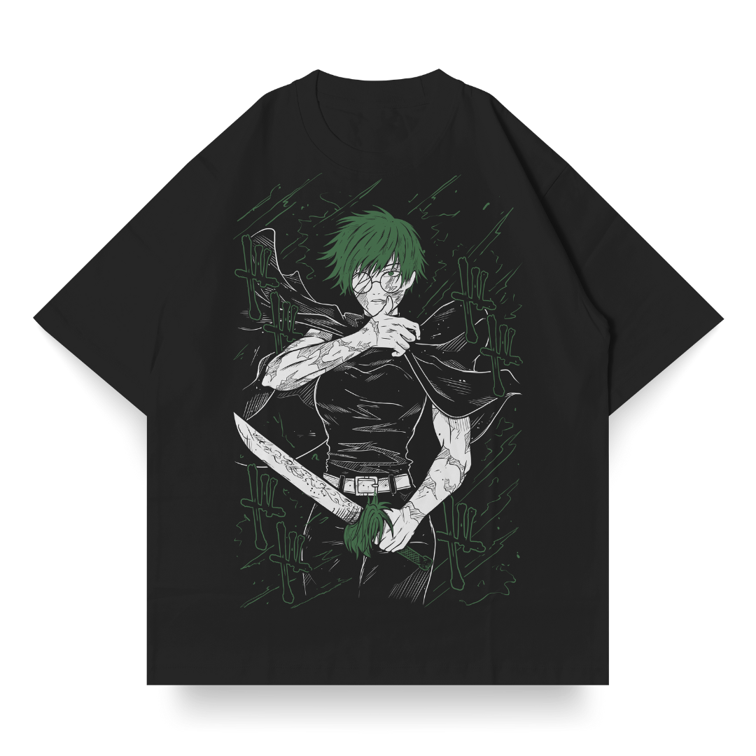 Nome do produto: OVERSIZED Single Front da Maki Zen’in | Jujutsu Kaisen