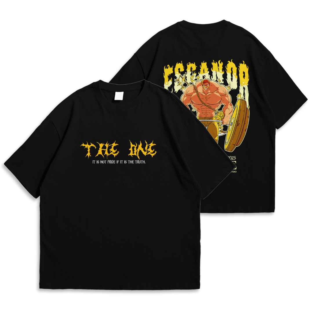 Nome do produto: OVERSIZED “THE ONE” Escanor | Nanatsu no Taizai