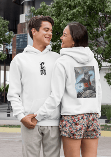 Nome do produto Tempestade de Chakra Azul - Moletom Canguru