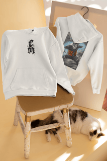 Nome do produto Tempestade de Chakra Azul - Moletom Canguru