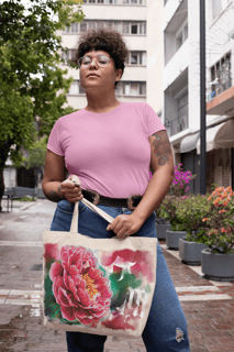Nome do produto Peônia - Eco Bag