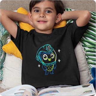 Nome do produto Camiseta Infantil Quality – (10 a 14 Anos) Peixonando Silhueta