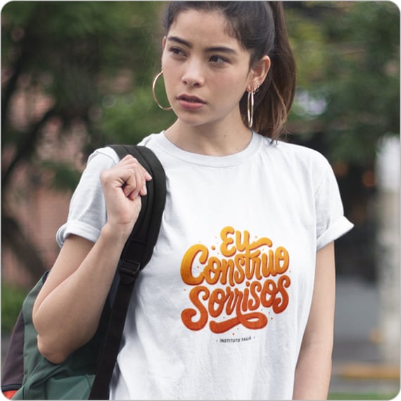 Camiseta Feminina Quality – Eu Construo Sorrisos 