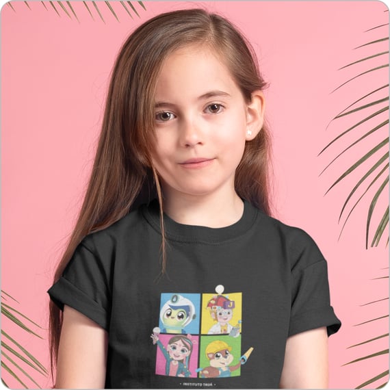 Camiseta Infantil Quality –  (10 a 14 Anos) Quarteto Tauáalegres 