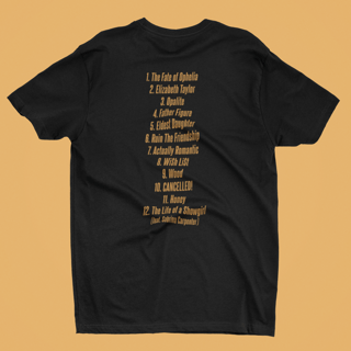 Nome do produto Camiseta Taylor Swift - The Life of a Showgirl (Tracklist)