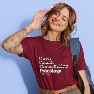Nome do produto Camiseta Feminina Quality – Psicologia 
