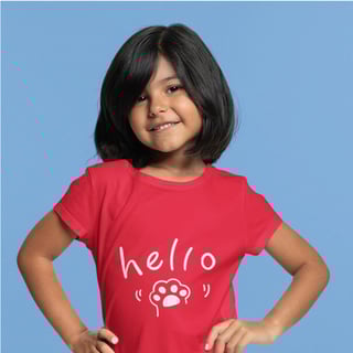 Nome do produto Camiseta Infantil Quality – (2 a 8 Anos) Hello