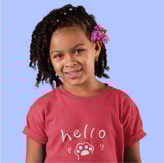 Nome do produto Camiseta Infantil Quality –  (10 a 14 Anos) Hello