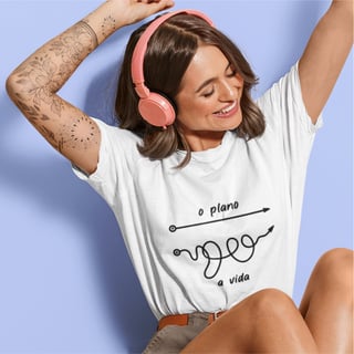 Nome do produto Camiseta Feminina Quality – O Plano a Vida 