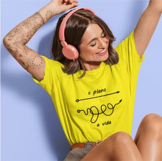 Nome do produto Camiseta Feminina Quality – O Plano a Vida 
