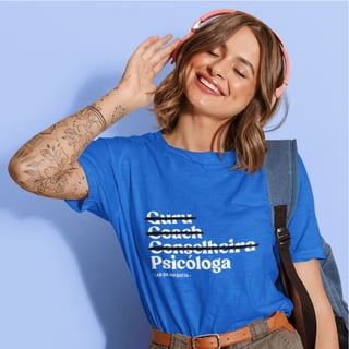 Nome do produto Camiseta Feminina Quality – Psicologia 