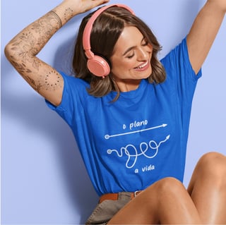 Nome do produto Camiseta Feminina Quality – O Plano a Vida 