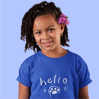 Nome do produto Camiseta Infantil Quality –  (10 a 14 Anos) Hello