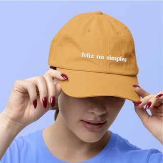 Nome do produto Boné Prime Comfort – Feliz No Simples 