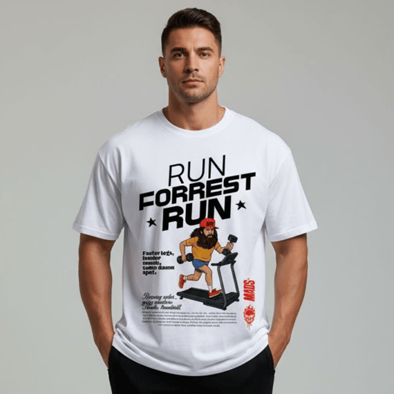 Camiseta Oversized MADS - Run Forrest Run