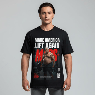 Nome do produto Camiseta Oversized MADS - Make America Lift Again - Trump