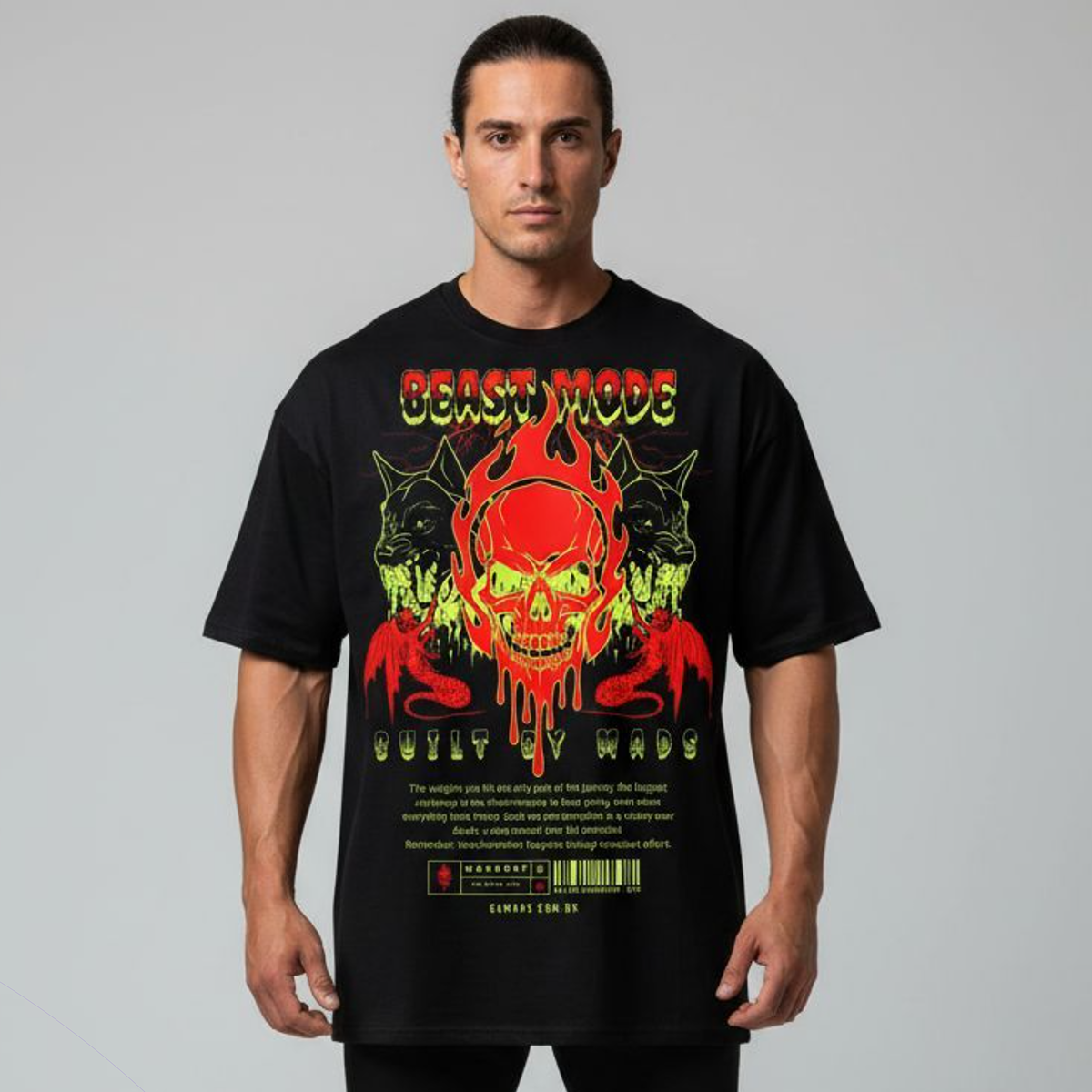Nome do produto: Camiseta Oversized MADS - Beast Mode