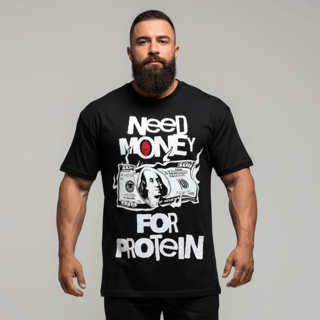 Nome do produto Camiseta Oversized MADS - Need Money for Protein