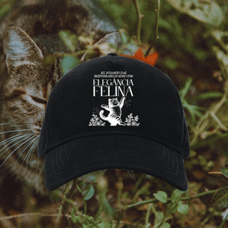 Nome do produtoBoné Elegância Felina - Humor e Estilo Gateiro | Catmosfera