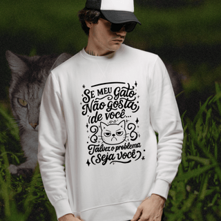 Moletom Humor Gato 