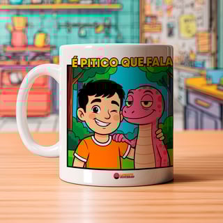 Nome do produto Caneca - É Pitico que fala
