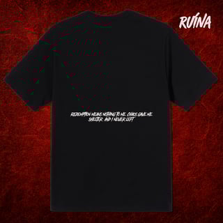 Nome do produto Camiseta Oversized — “No Fundo Do Caos PT3”