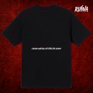 Nome do produto Camiseta Oversized — “Carne e Silêncio PT3”