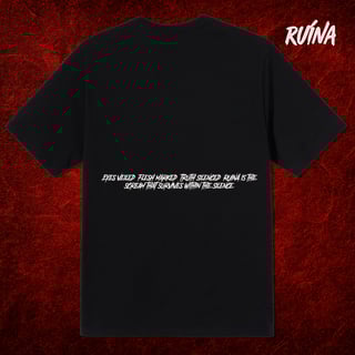 Nome do produto Camiseta Oversized — “Ecos do Submundo PT3”