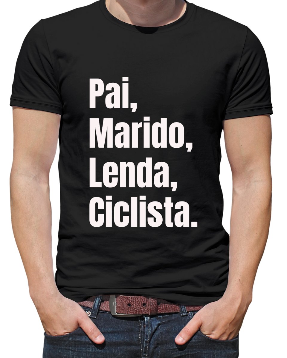 Nome do produto: Camiseta Pai Ciclista