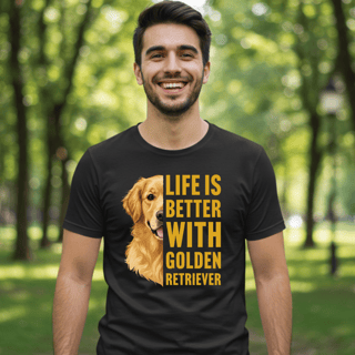 Nome do produto LIFE IS BETTER WITH GOLDEN RETRIEVER