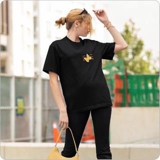 Nome do produto Camiseta Unissex Oversized –  Meu Riso e Resitencia 