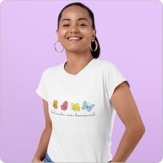 Camiseta Feminina Baby Long Quality –  Delicada Não Domavel 