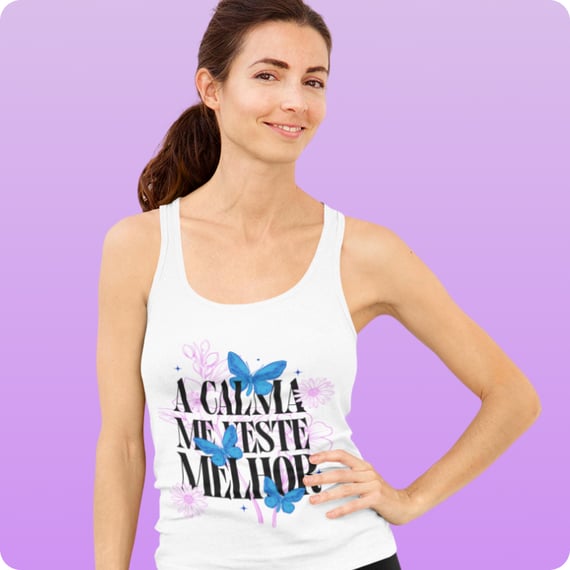 Regata Feminina Dry Sport UV –  A Calma Me Veste Melhor 