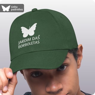 Nome do produto Boné Prime Comfort – Jardim Das Borboletas 