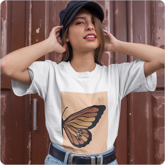 Camiseta Masculina Quality –  Borboleta 