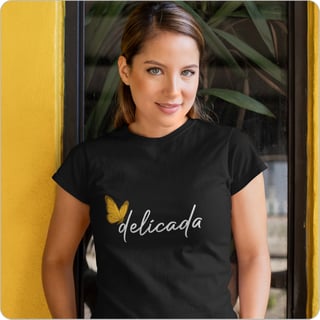 Nome do produto Camiseta Feminina Baby Long Quality – Delicada 