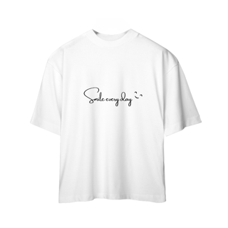 Nome do produto Camiseta Oversized Smile