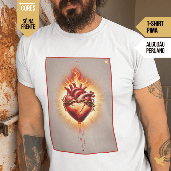 Sagrado Coração - T-Shirt Pima