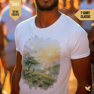 O Senhor é o meu pastor - Imagem - T-Shirt Classic