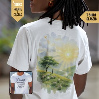 Nome do produto O Senhor é o meu Pastor - T-Shirt Classic